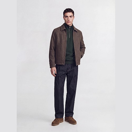 Ανδρικό Φούτερ με Half Zip Yakά JACK & JONES