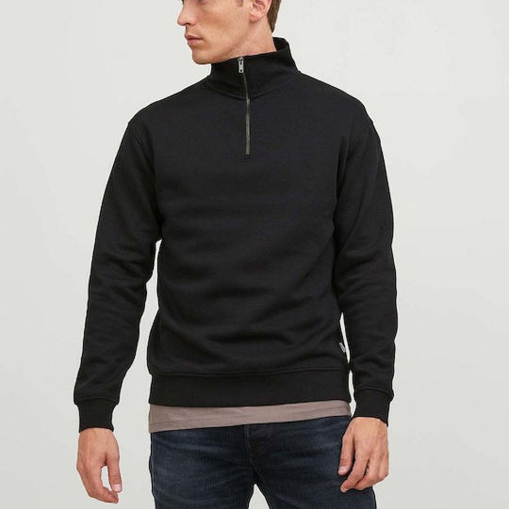 Ανδρικό Φούτερ με Half Zip Yakά JACK & JONES