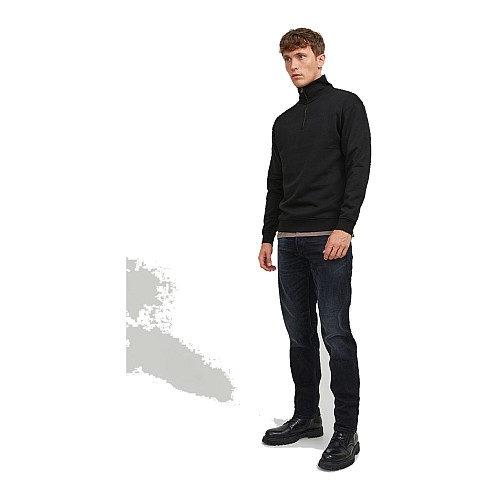 Ανδρικό Φούτερ με Half Zip Yakά JACK & JONES