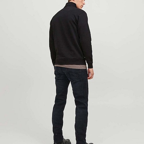 Ανδρικό Φούτερ με Half Zip Yakά JACK & JONES