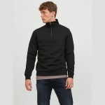 Ανδρικό Φούτερ με Half Zip Yakά JACK & JONES