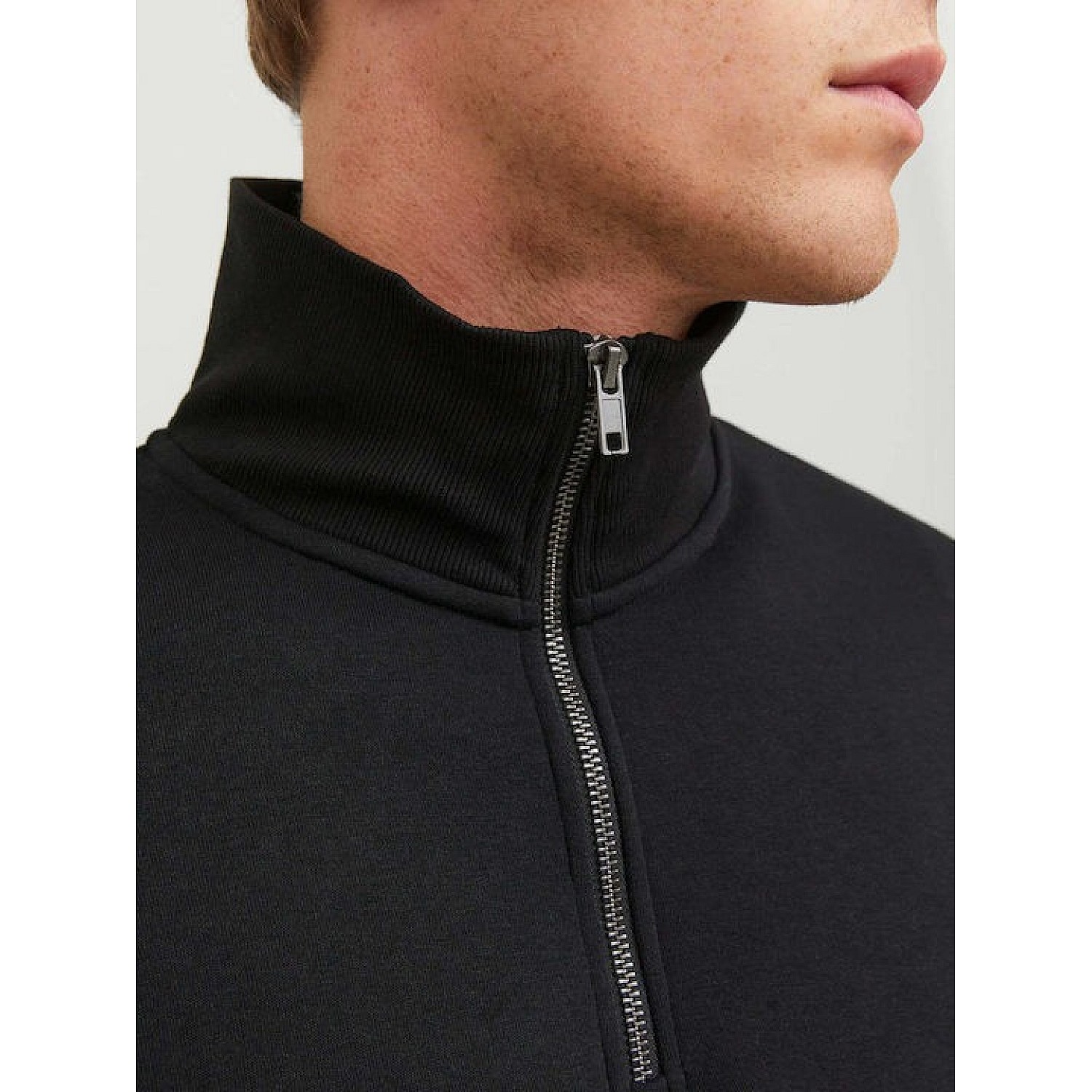 Ανδρικό Φούτερ με Half Zip Yakά JACK & JONES