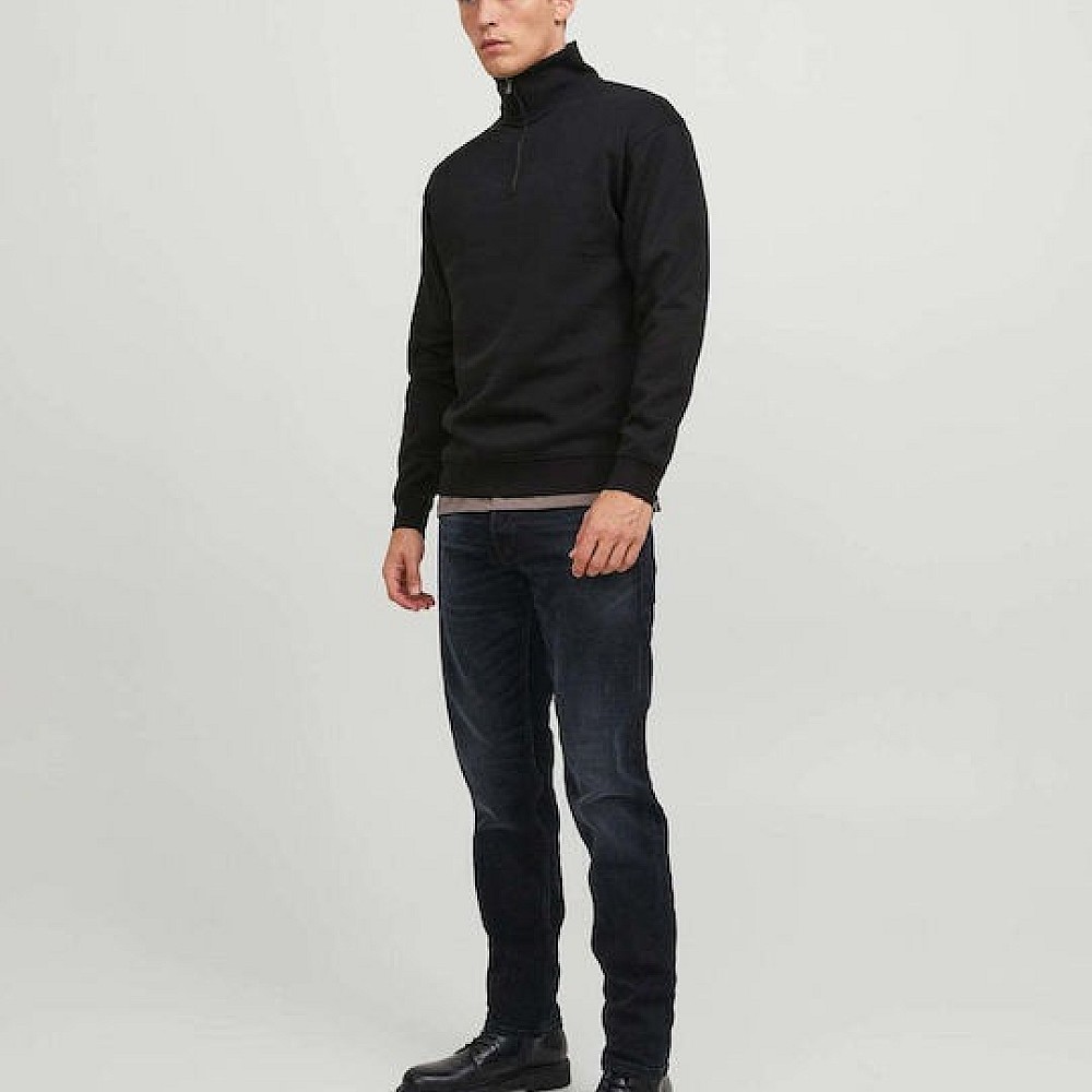 Ανδρικό Φούτερ με Half Zip Yakά JACK & JONES