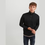 Ανδρικό Φούτερ με Half Zip Yakά JACK & JONES