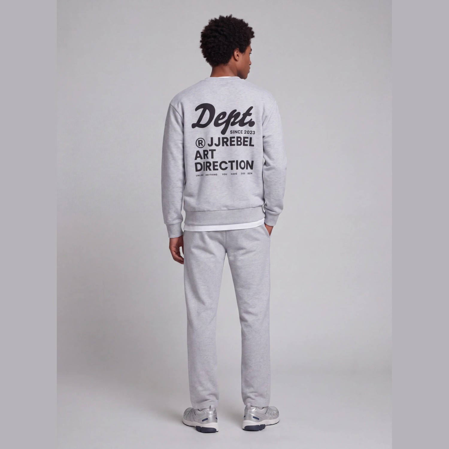 Ανδρικό Φούτερ με Λαιμόκοψη Crew Neck JJ REBEL