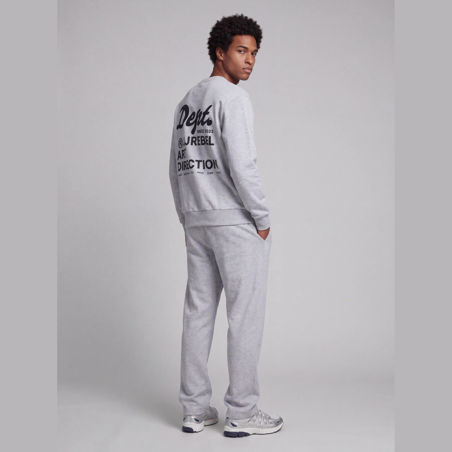 Ανδρικό Φούτερ με Λαιμόκοψη Crew Neck JJ REBEL
