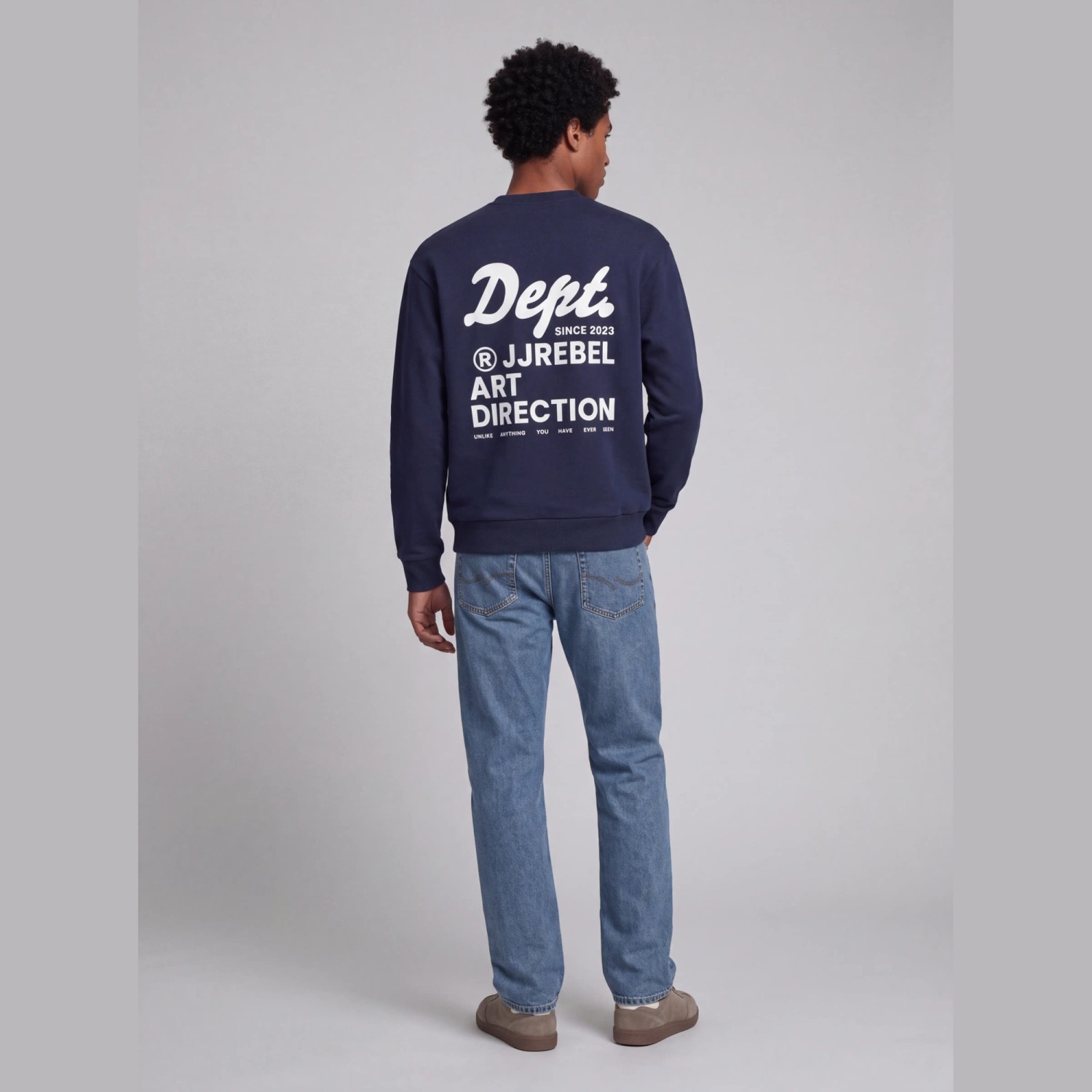 Ανδρικό Φούτερ με Λαιμόκοψη Crew Neck JJ REBEL