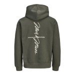 Ανδρικό Φούτερ με Κουκούλα Club Back Script JACK & JONES