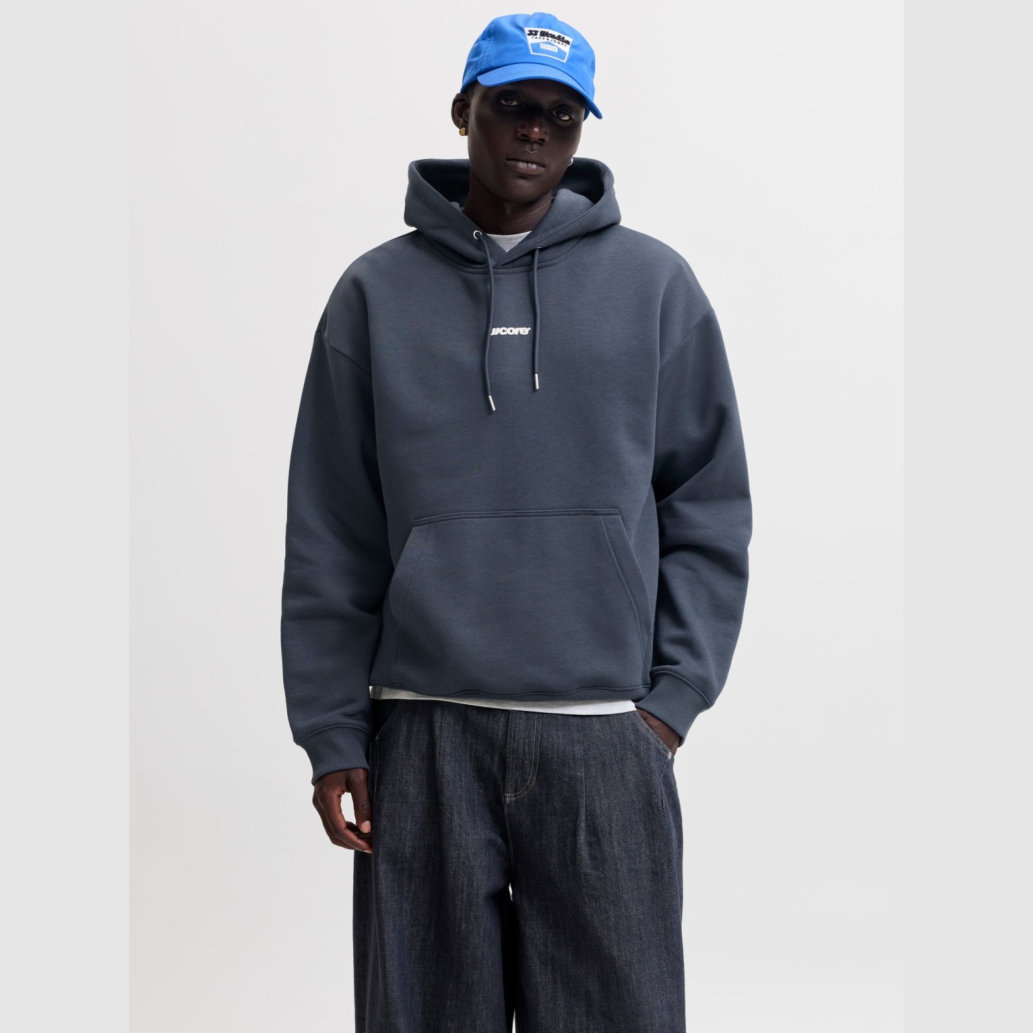 Ανδρικό Φούτερ με Κουκούλα Club Back Script JACK & JONES