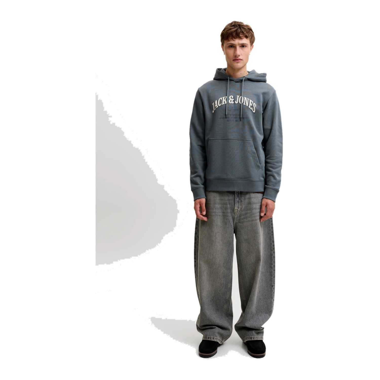 Ανδρικό Φούτερ με Κουκούλα Denver Logo JACK & JONES Ανδρικό Φούτερ με Κουκούλα Denver Logo JACK & JONES