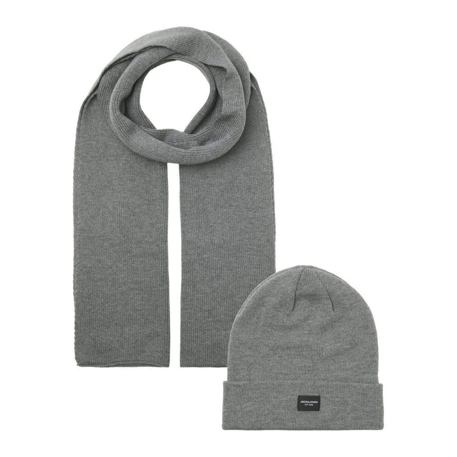 Ανδρικό Σετ Σκούφος και Κασκόλ Πλεκτό JACK & JONES