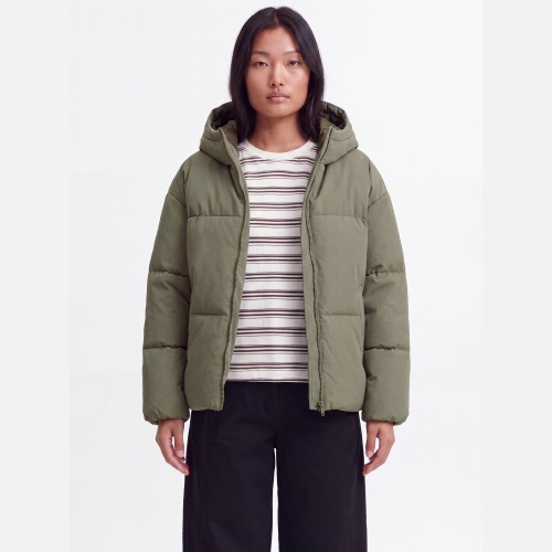 Γυναικείο Μπουφάν Puffer με Κουκούλα JJ Rebel