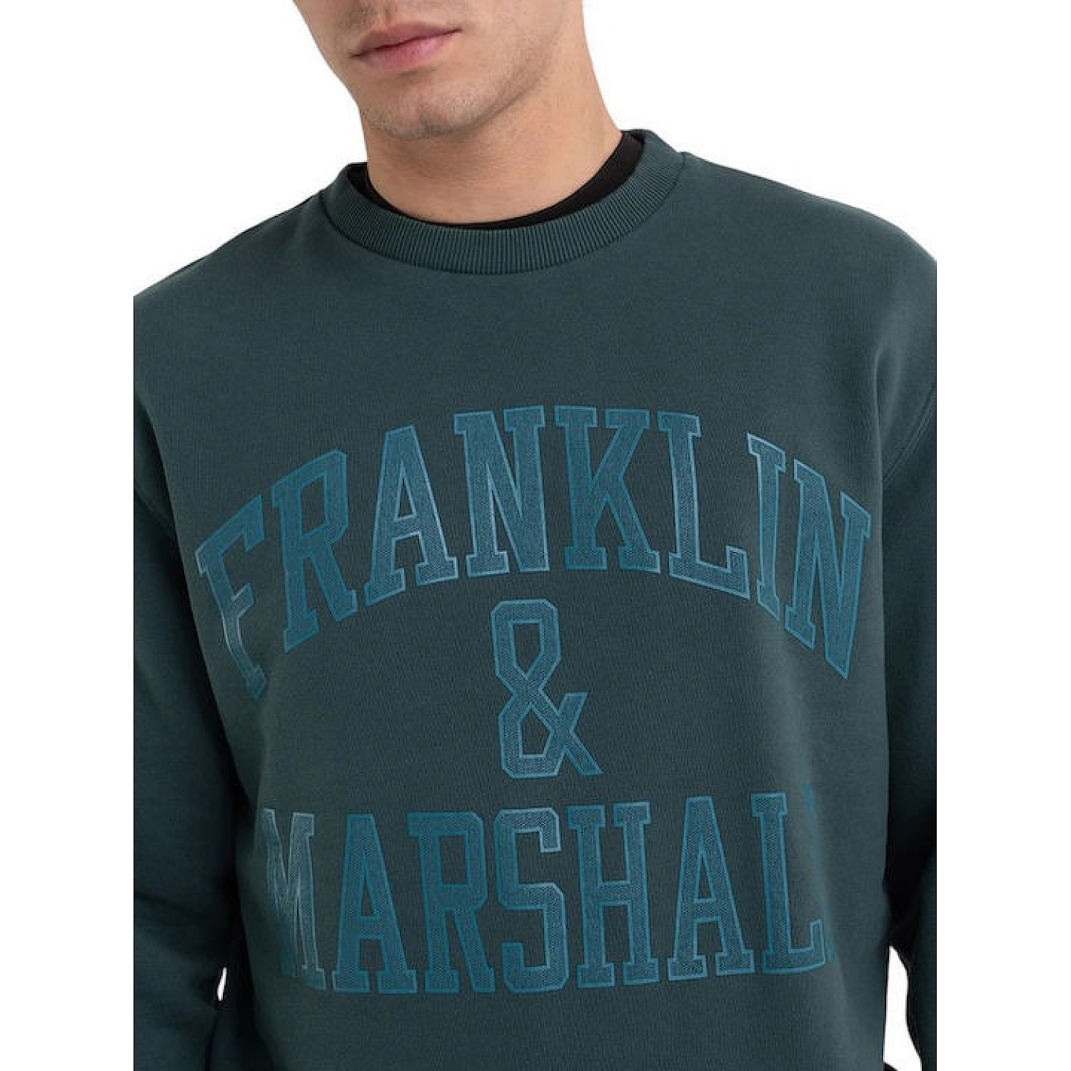 Ανδρική Μπλούζα Φούτερ με Λογότυπο FRANKLIN MARSHALL