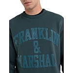 Ανδρική Μπλούζα Φούτερ με Λογότυπο FRANKLIN MARSHALL
