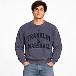 Ανδρική Μπλούζα Φούτερ με Λογότυπο FRANKLIN MARSHALL