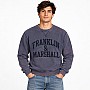 Ανδρική Μπλούζα Φούτερ με Λογότυπο FRANKLIN MARSHALL