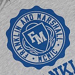 Ανδρικό Φούτερ με Κουκούλα Logo Crest FRANKLIN MARSHALL