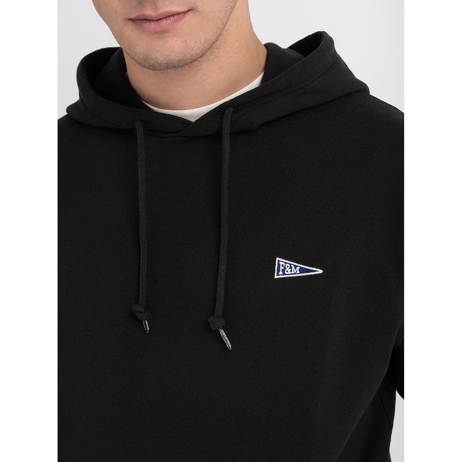 Ανδρικό Φούτερ με Κουκούλα Diagonal Cotton FRANKLIN MARSHALL