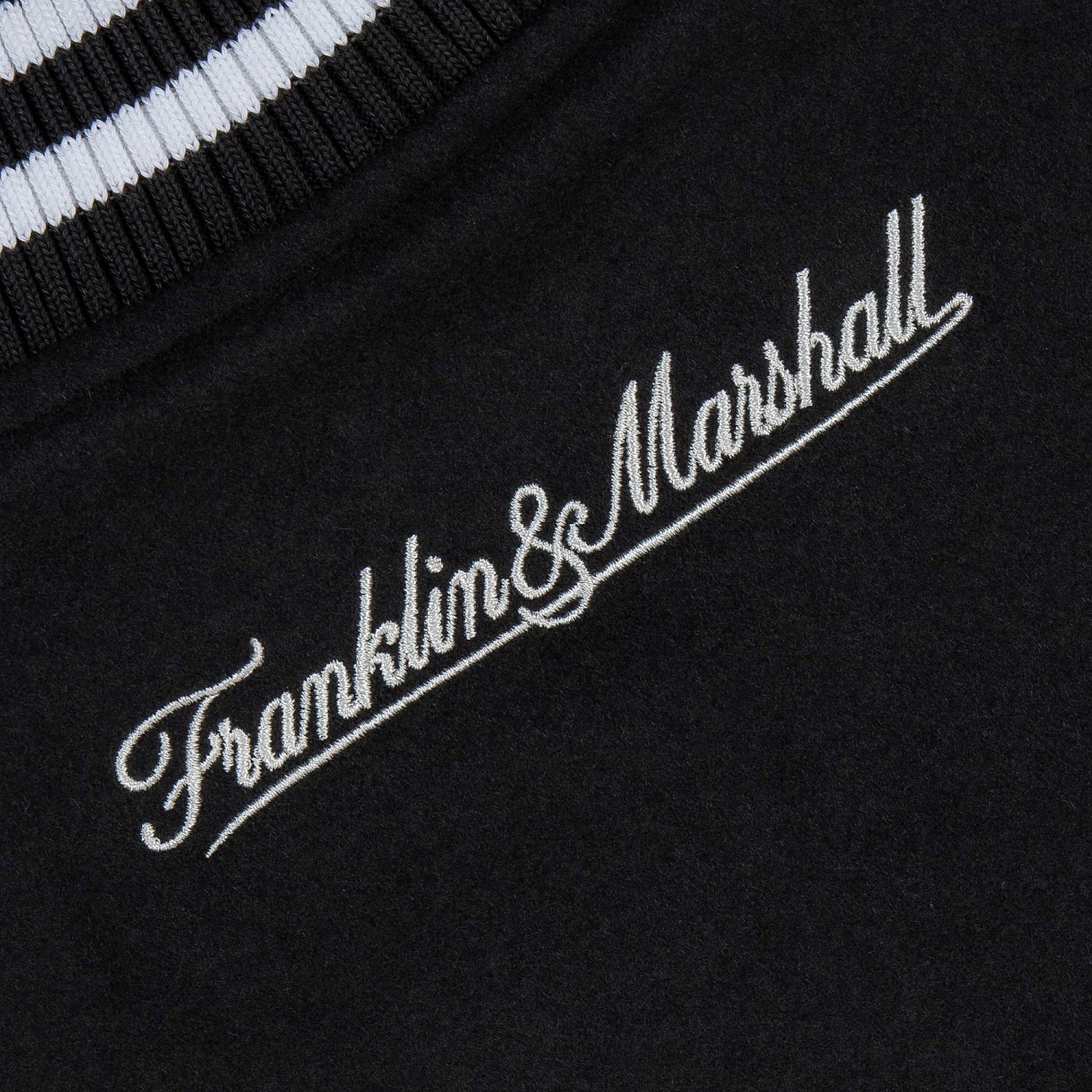 Ανδρικό Μπουφάν Varsity F&M με Δερμάτινα Μανίκια FRANKLIN MARSHALL