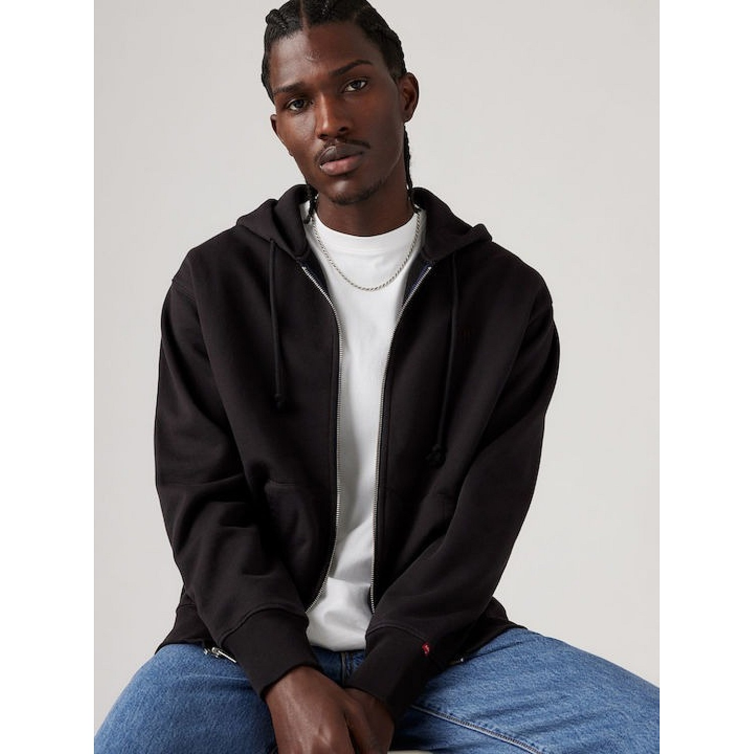 Ανδρική Ζακέτα Φούτερ με Κουκούλα Full Zip LEVIS