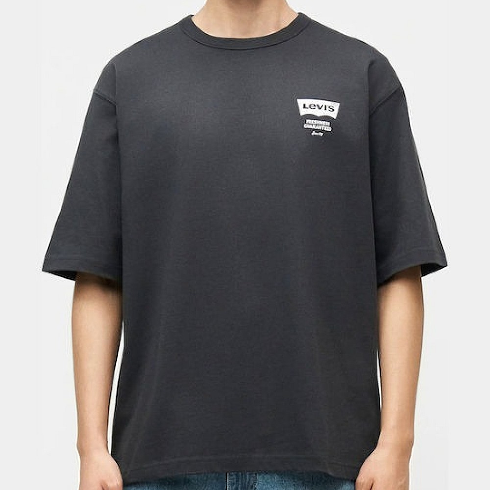 Ανδρική Κοντομάνικη Μπλούζα Oversized με Λογότυπο LEVIS