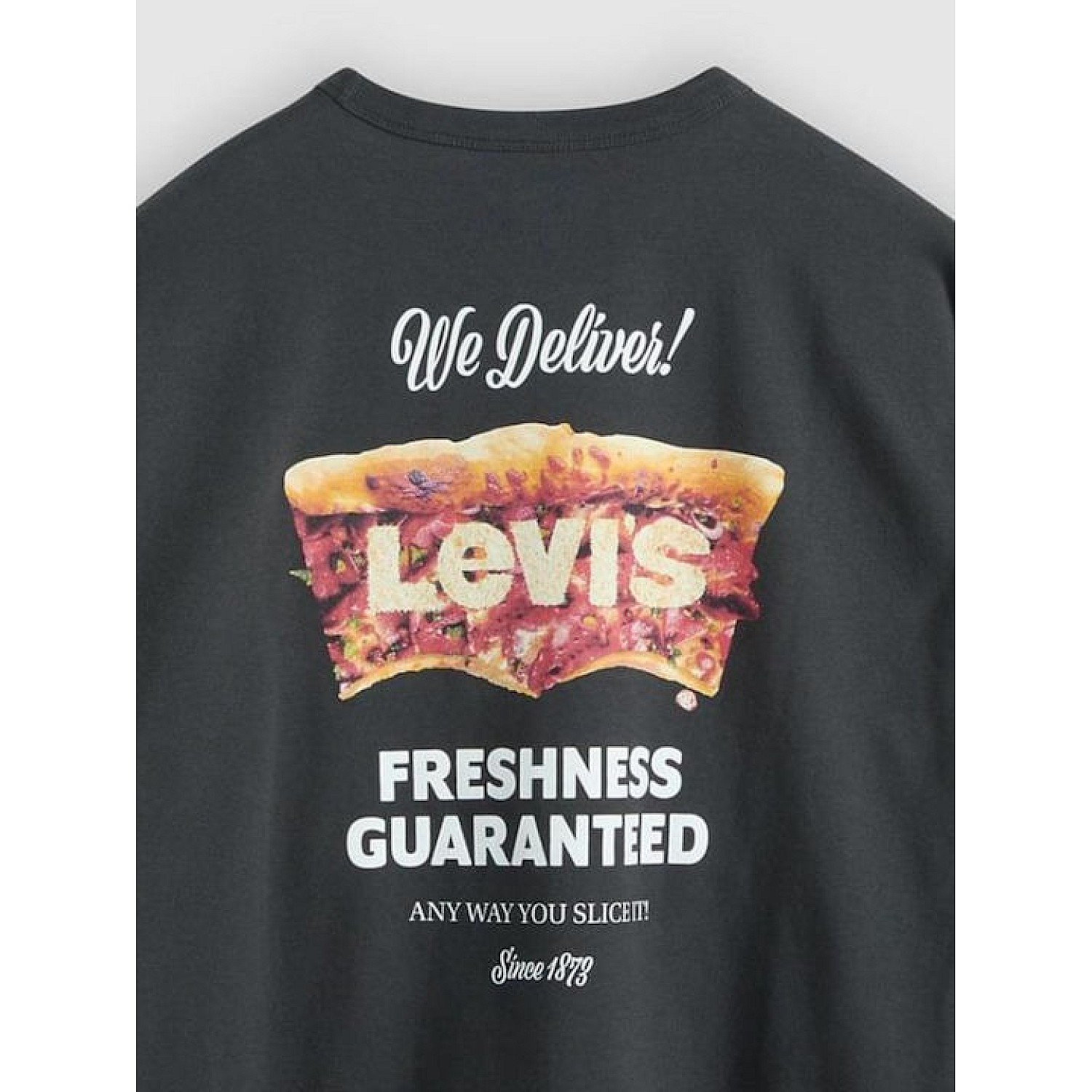 Ανδρική Κοντομάνικη Μπλούζα Oversized με Λογότυπο LEVIS