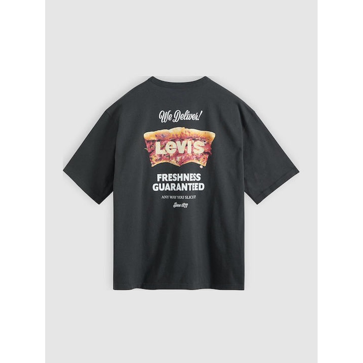 Ανδρική Κοντομάνικη Μπλούζα Oversized με Λογότυπο LEVIS