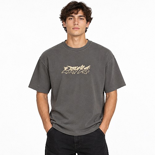 Ανδρική Κοντομάνικη Μπλούζα Vintage Fit με Τύπωμα LEVIS