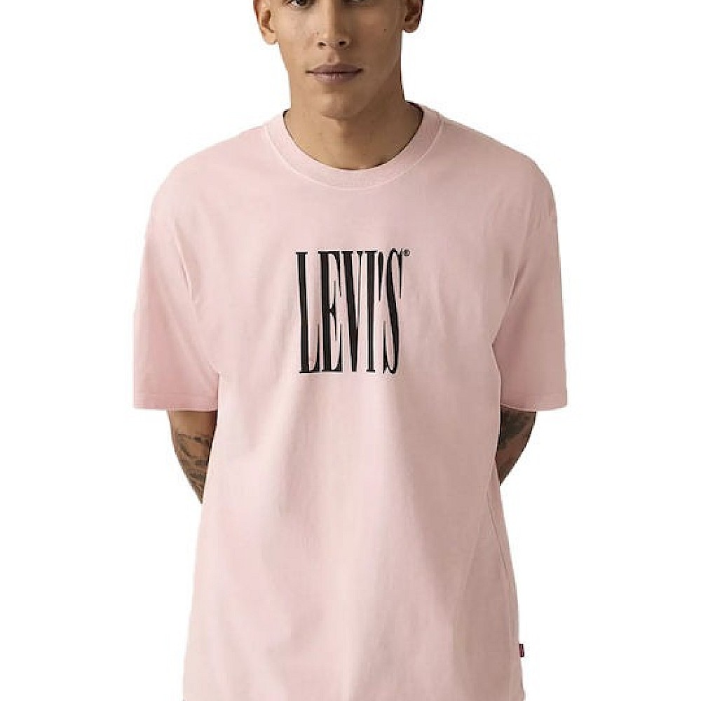 Ανδρική Κοντομάνικη Μπλούζα Vintage Fit με Λογότυπο LEVIS