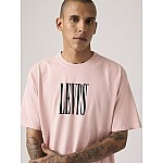 Ανδρική Κοντομάνικη Μπλούζα Vintage Fit με Λογότυπο LEVIS
