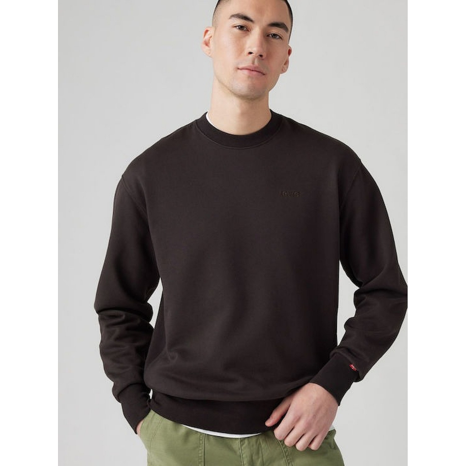 Ανδρικό Φούτερ με Λαιμόκοψη Authentic Crew LEVIS