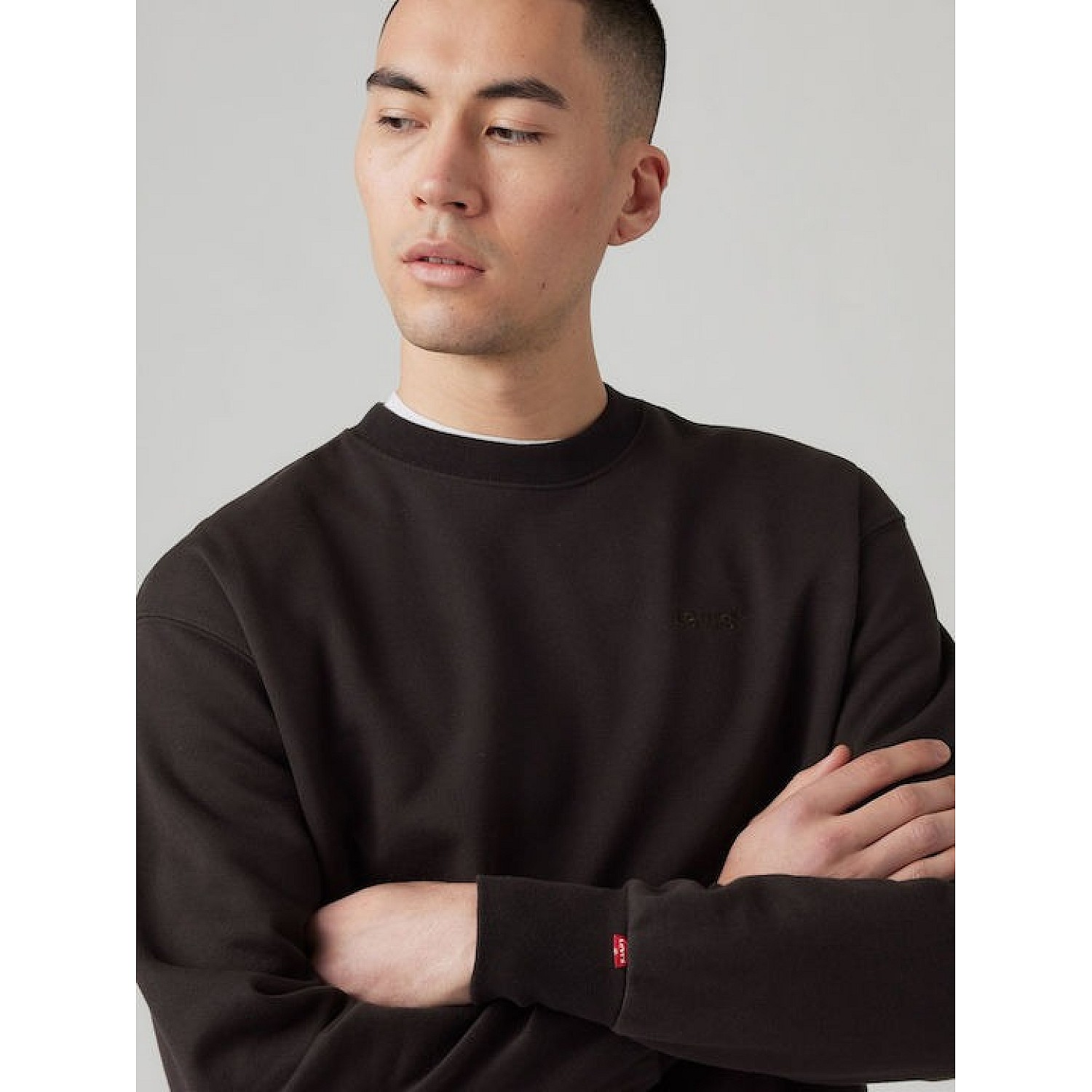 Ανδρικό Φούτερ με Λαιμόκοψη Authentic Crew LEVIS