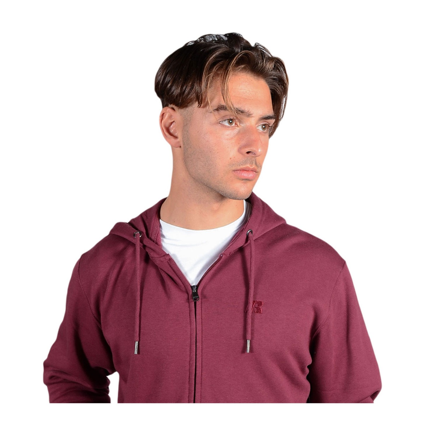 Ανδρική Ζακέτα Φούτερ με Κουκούλα Zip Through RUSSELL ATHLETIC Ανδρική Ζακέτα Φούτερ με Κουκούλα Zip Through RUSSELL ATHLETIC