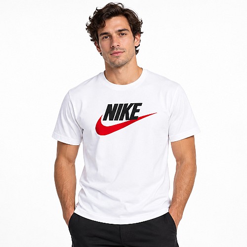 Ανδρική Κοντομάνικη Μπλούζα με Λογότυπο NIKE