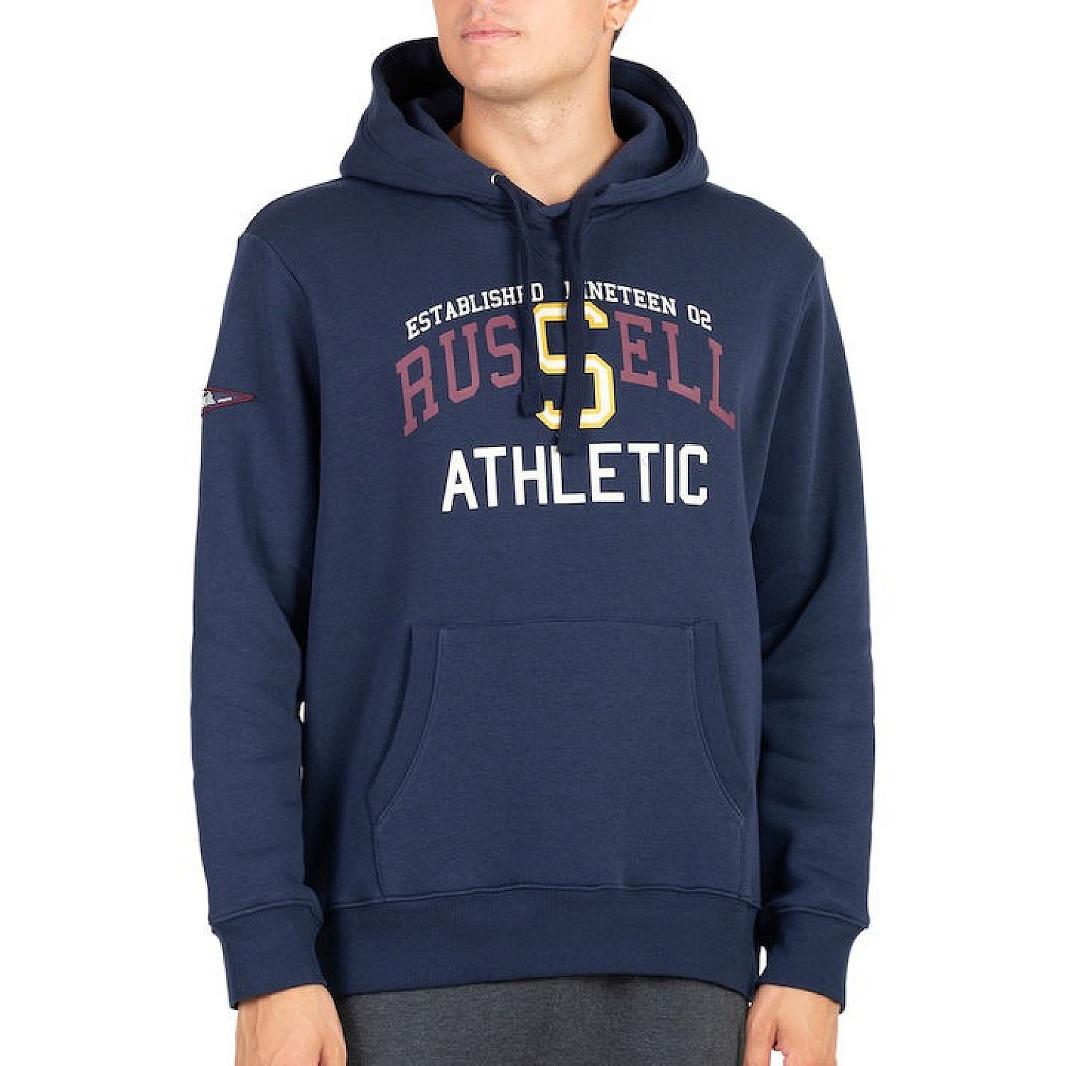 Ανδρικό Φούτερ με Κουκούλα Collegiate RUSSELL ATHLETIC