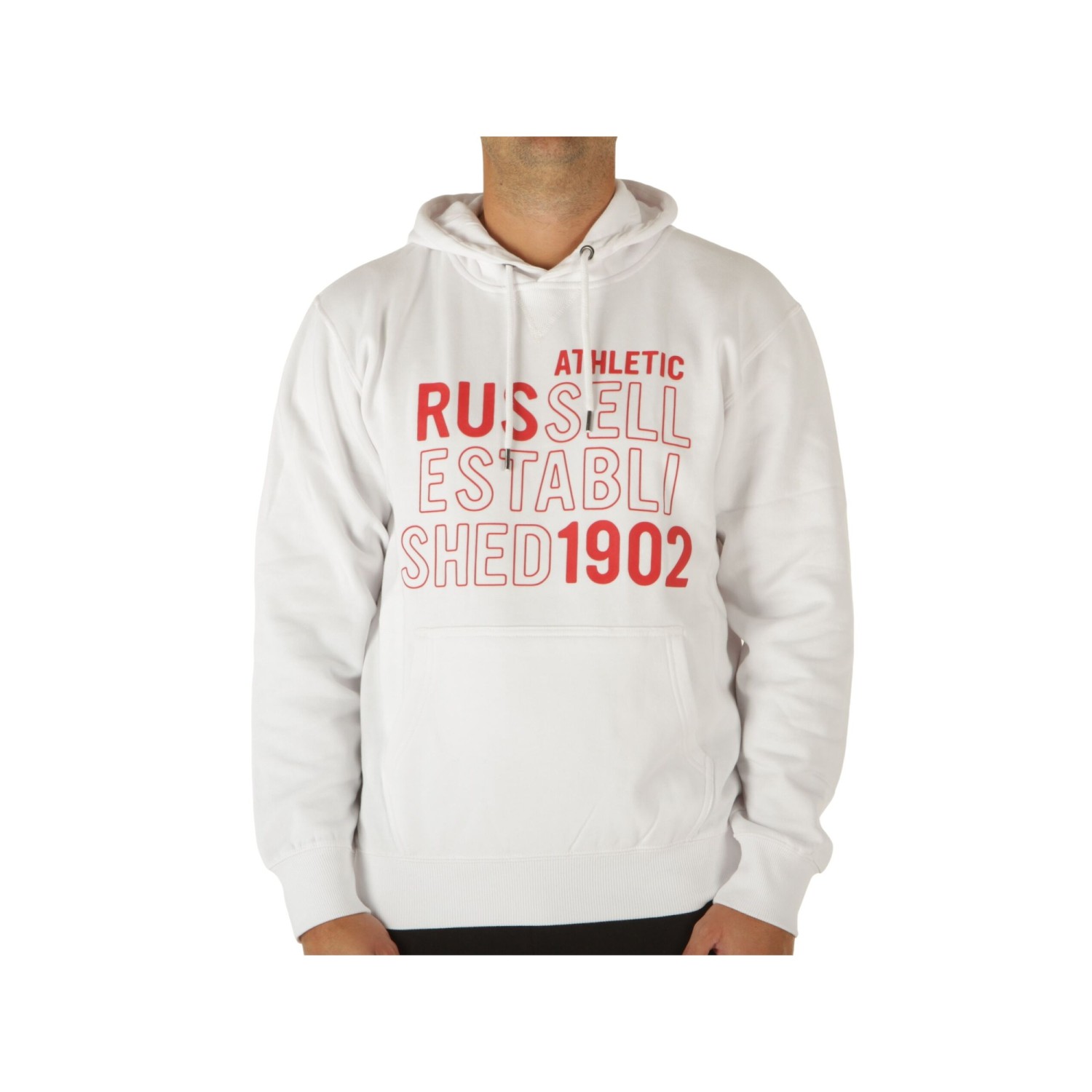 Ανδρικό Φούτερ με Κουκούλα και Τύπωμα RUSSELL ATHLETIC Ανδρικό Φούτερ με Κουκούλα και Τύπωμα RUSSELL ATHLETIC