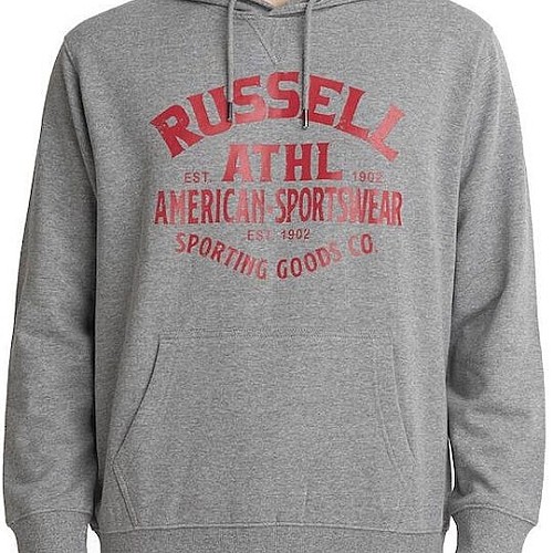 Ανδρικό Φούτερ με Κουκούλα και Λογότυπο RUSSELL ATHLETIC