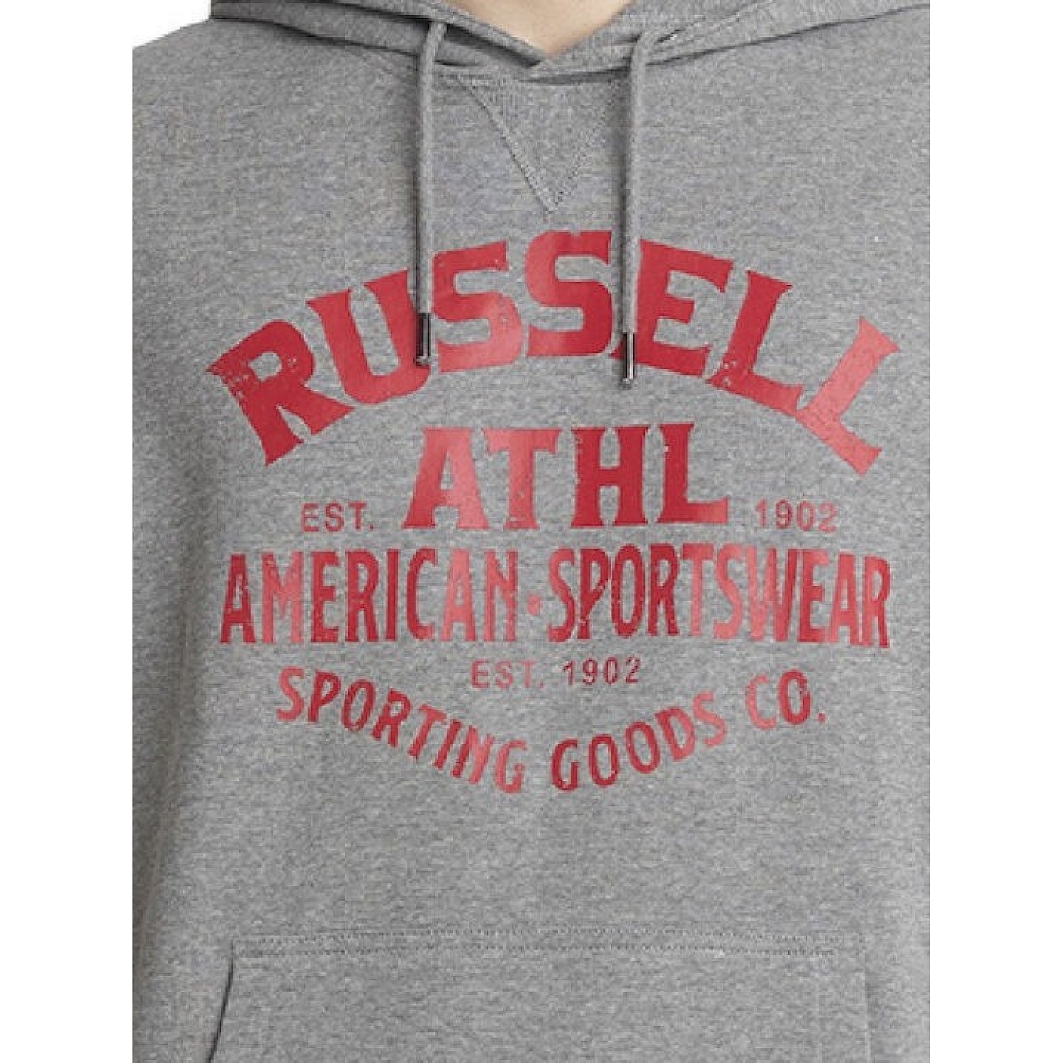 Ανδρικό Φούτερ με Κουκούλα και Λογότυπο RUSSELL ATHLETIC