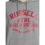 Ανδρικό Φούτερ με Κουκούλα και Λογότυπο RUSSELL ATHLETIC
