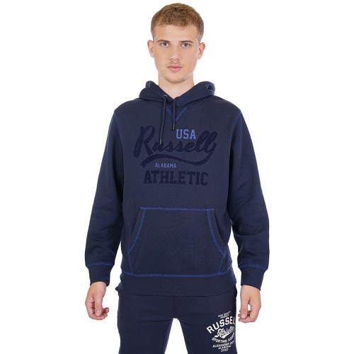 Ανδρική Μπλούζα Φούτερ με Κουκούλα Tonal Athletic RUSSELL ATHLETIC