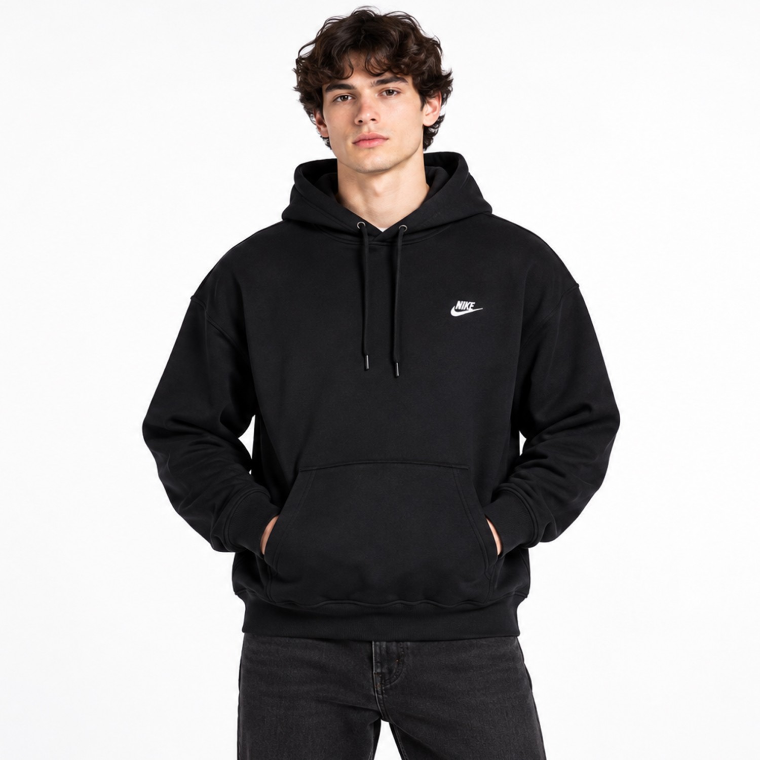 Ανδρικό Φούτερ με Κουκούλα Oversized Club French Terry NIKE