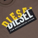 Ανδρική Μπλούζα Κοντομάνικη με Logo Print DIESEL Ανδρική Μπλούζα Κοντομάνικη με Logo Print DIESEL