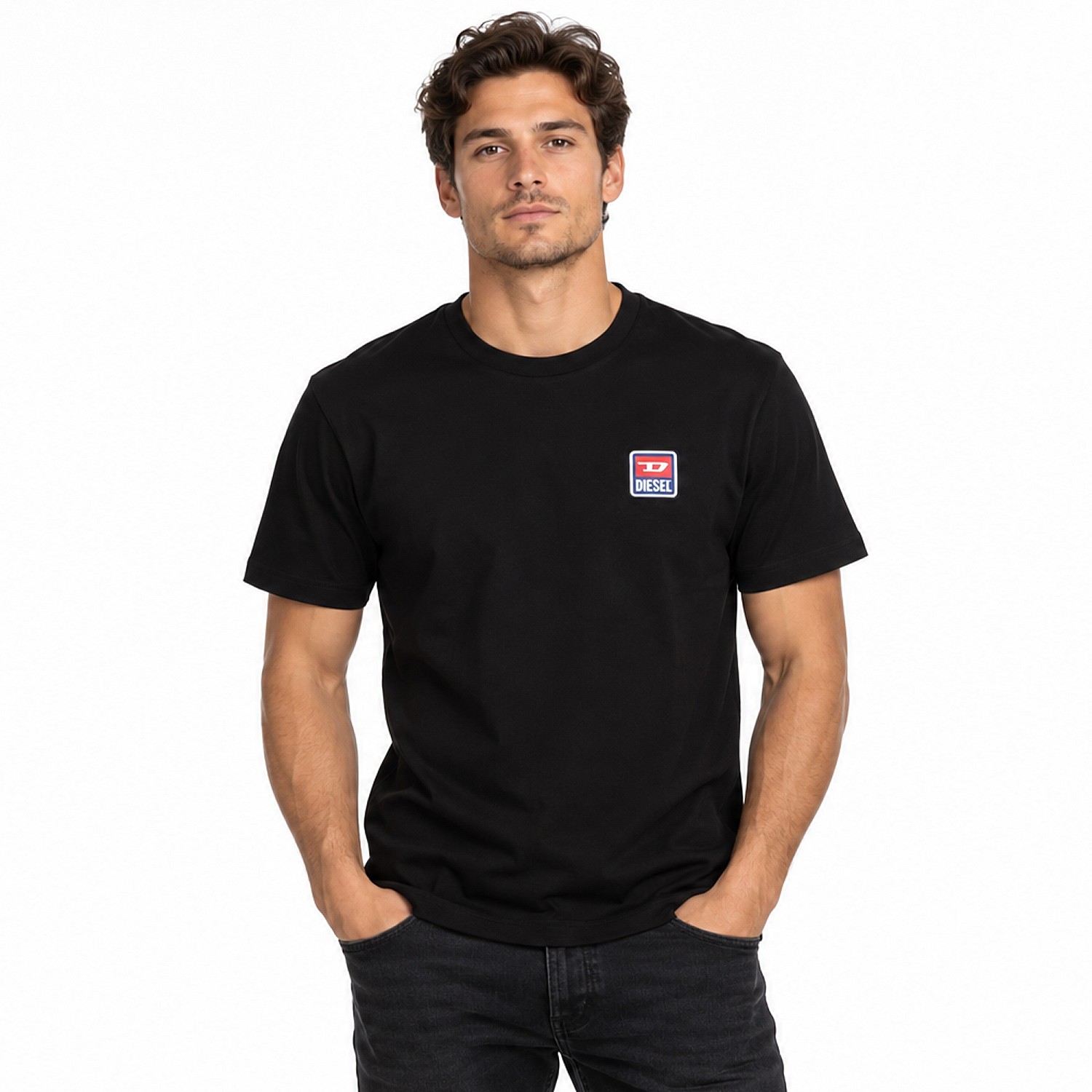 Ανδρικό Κοντομάνικο T-shirt με Λογότυπο DIESEL