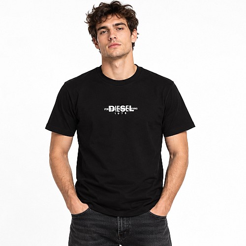 Ανδρικό Κοντομάνικο T-shirt με Λογότυπο DIESEL