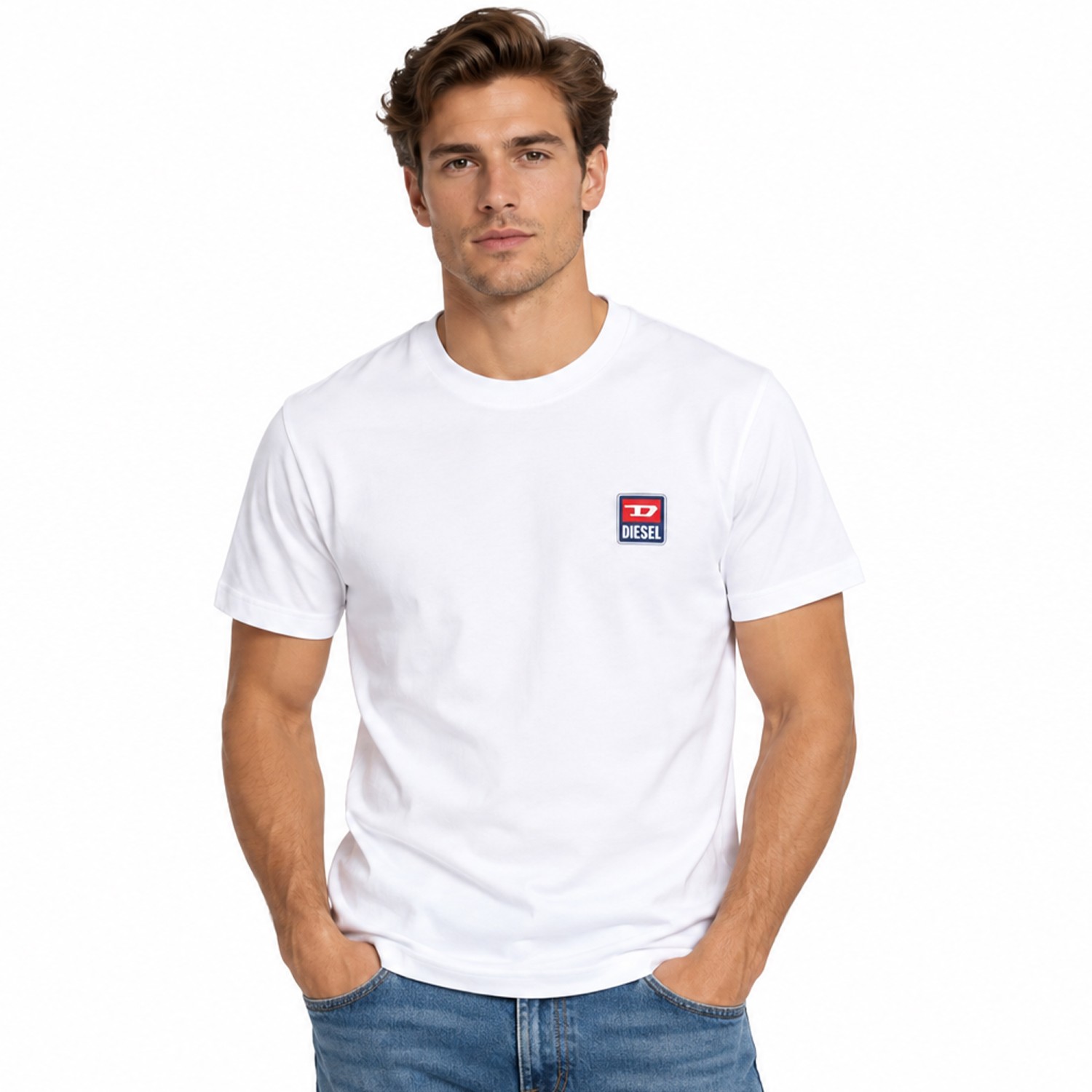 Ανδρικό Κοντομάνικο T-shirt με Λογότυπο DIESEL