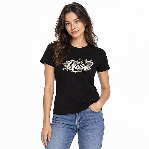 Γυναικείο Κοντομάνικο T-shirt με Λογότυπο DIESEL