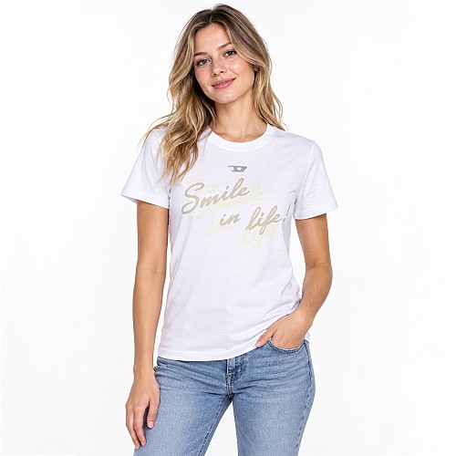 Γυναικείο Κοντομάνικο T-shirt με Τύπωμα DIESEL