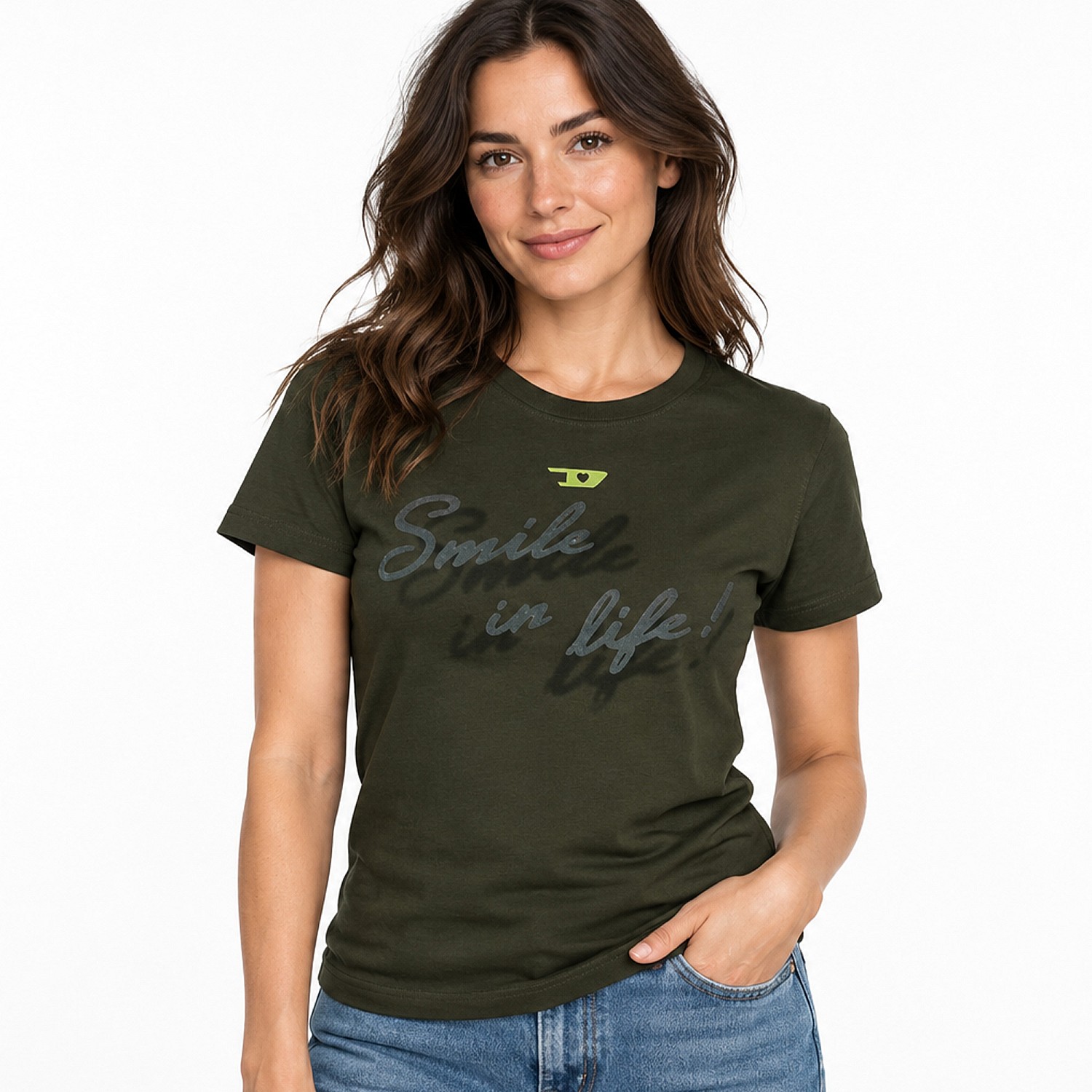 Γυναικείο Κοντομάνικο T-shirt με Τύπωμα DIESEL