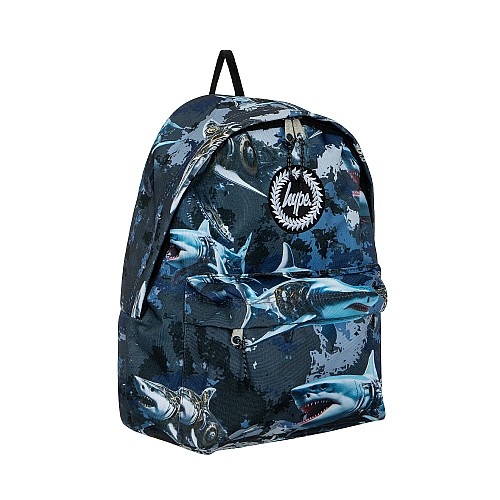 Unisex Σακίδιο Πλάτης με Print Καρχαρία HYPE