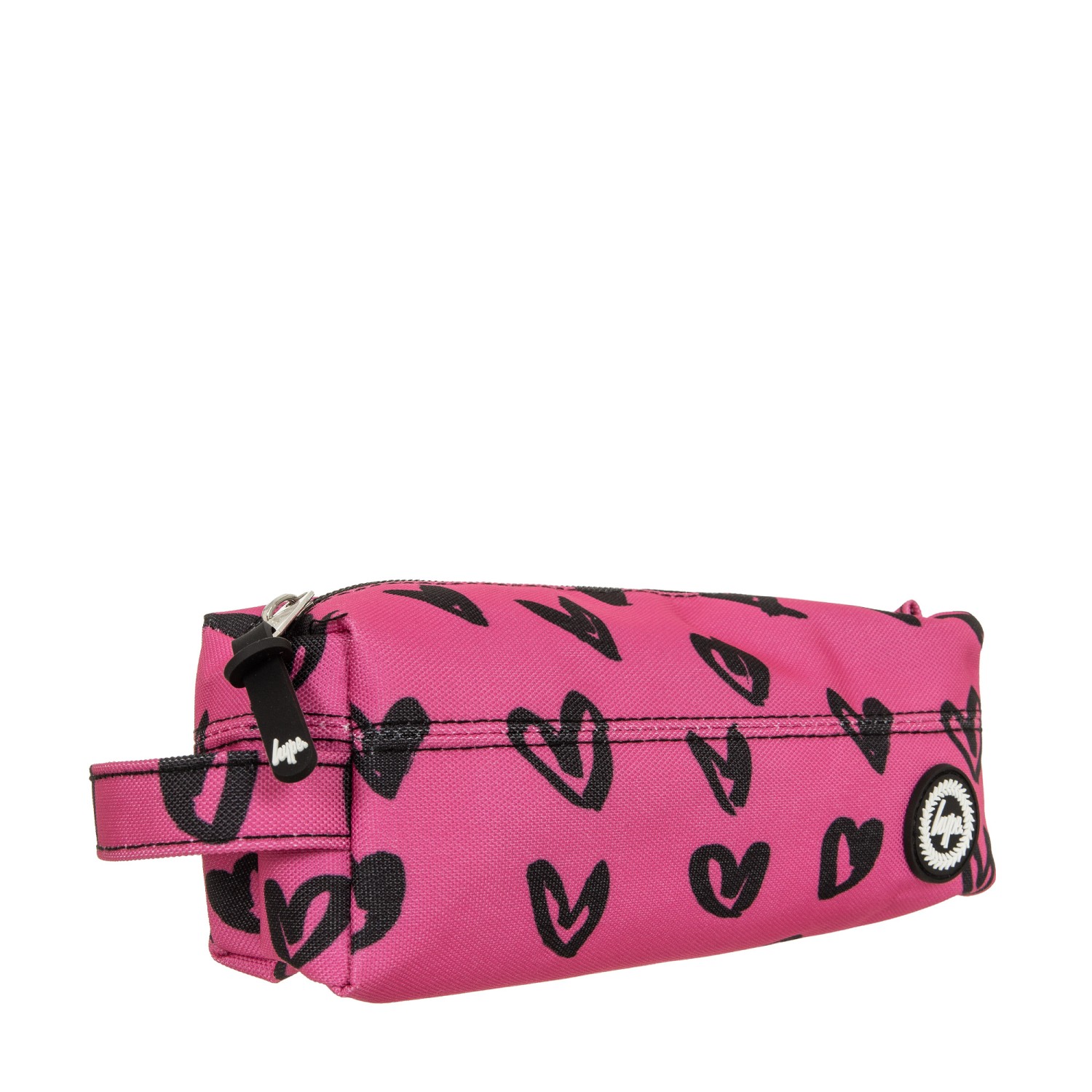 Unisex Κασετίνα HYPE με Τύπωμα Καρδιές Scribble Hearts
